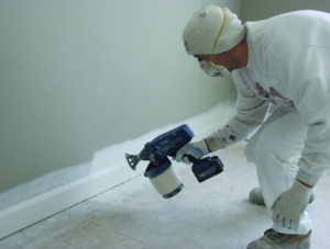 spraying
